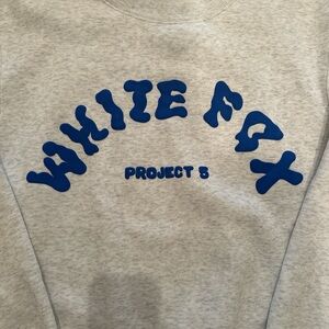 White fox crewneck